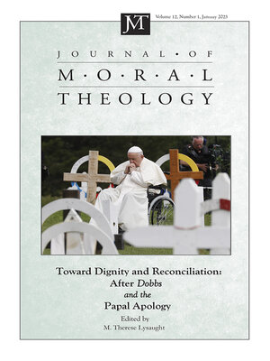 cover image of Journal of Moral Theology, Volume 12, Issue 1